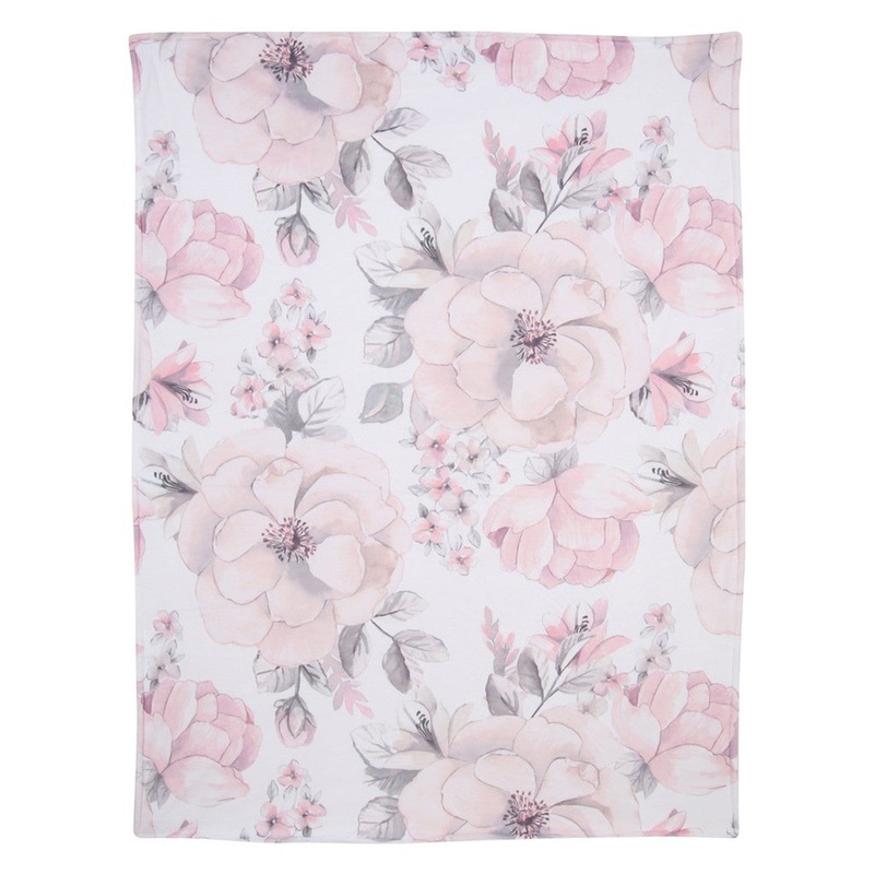 Lambs & Ivy Blanket Botanical Baby Sherpa Blanket