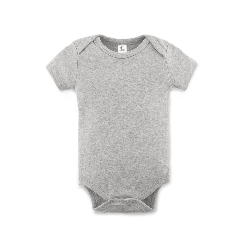 Short Sleeve H/Grey: 3-6M