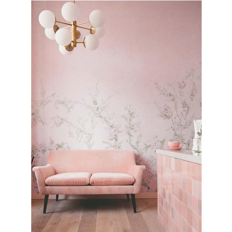 Sweet Laurel Mural Pre-Pasted Wallpaper