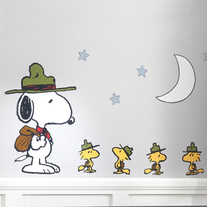 Lambs & Ivy Snoopy’s Campout Wall Appliques