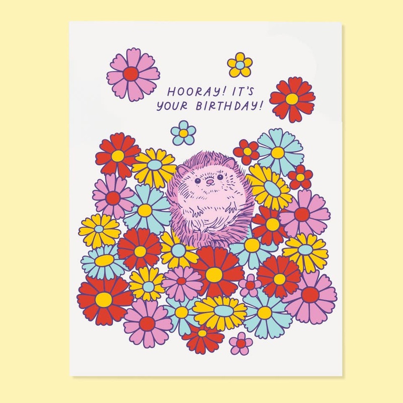 Hedgehog BdayCard