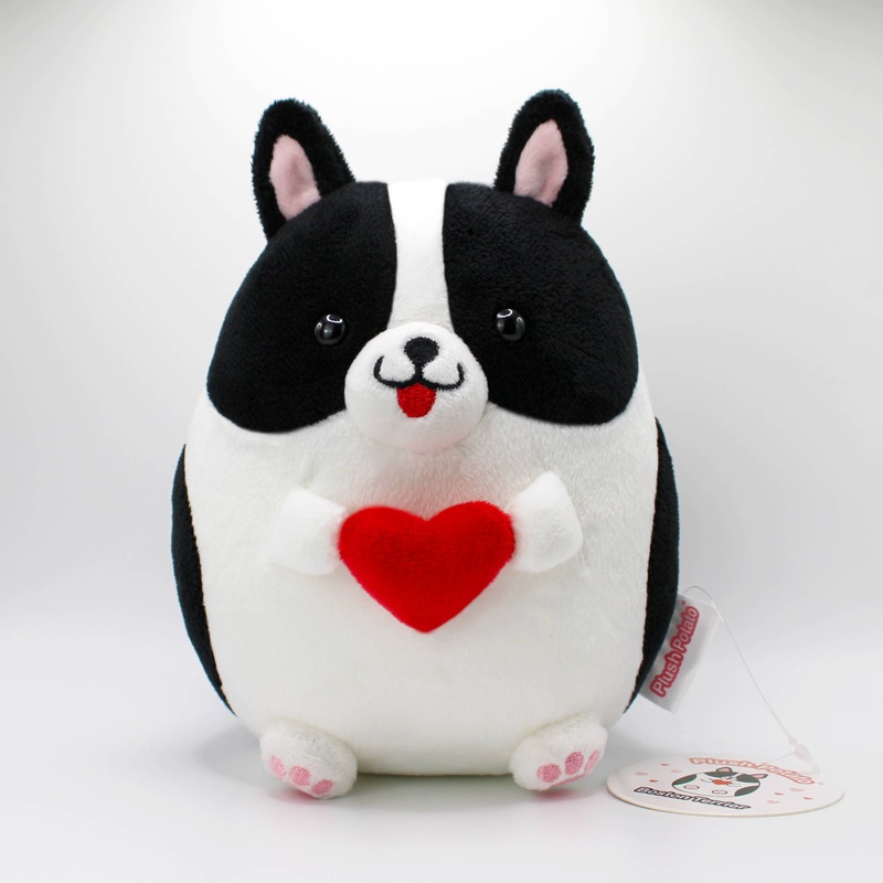 Plush Potato Plush Toy Boston Terrier
