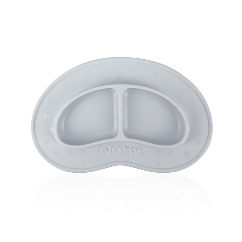 Sure Grip Miracle Mat 2-Section Plate | Grey