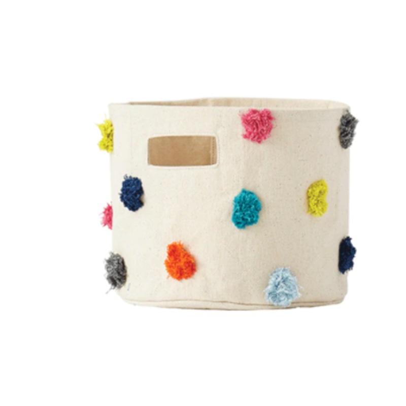 Petit Pehr Pom Mini Storage Bin Rose Pink Pom Mini