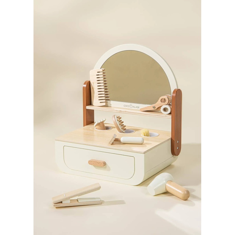 Wooden Beauty Station Playset