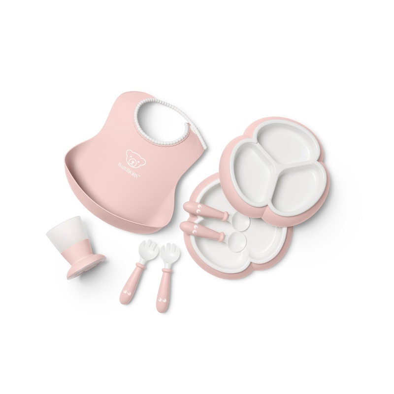 BabyBjorn Dinnerware Set – 8 pcs Powder Pink