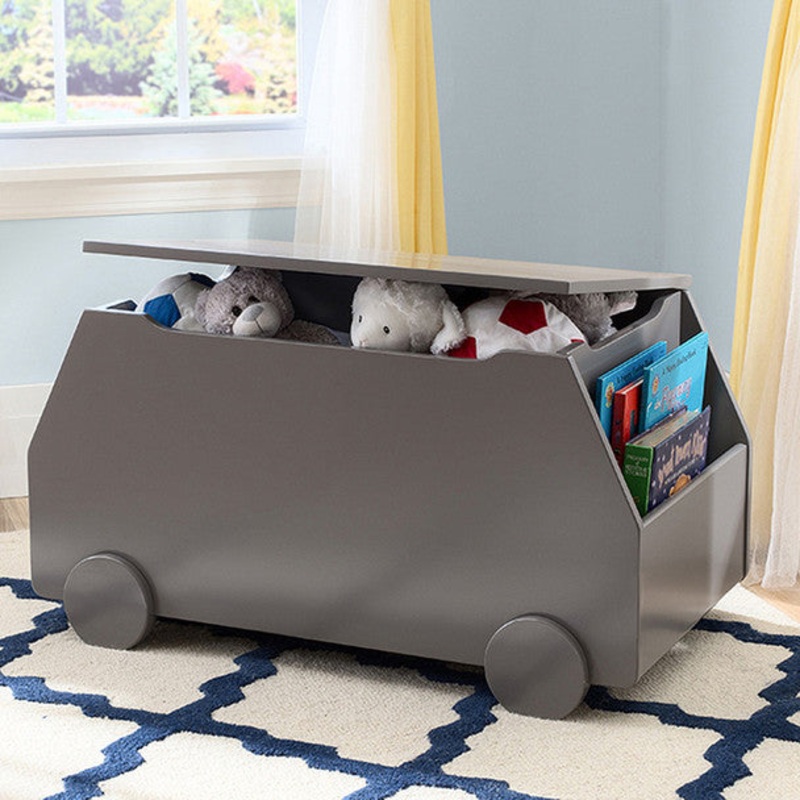 Delta Metro Toy Box in Classic Grey