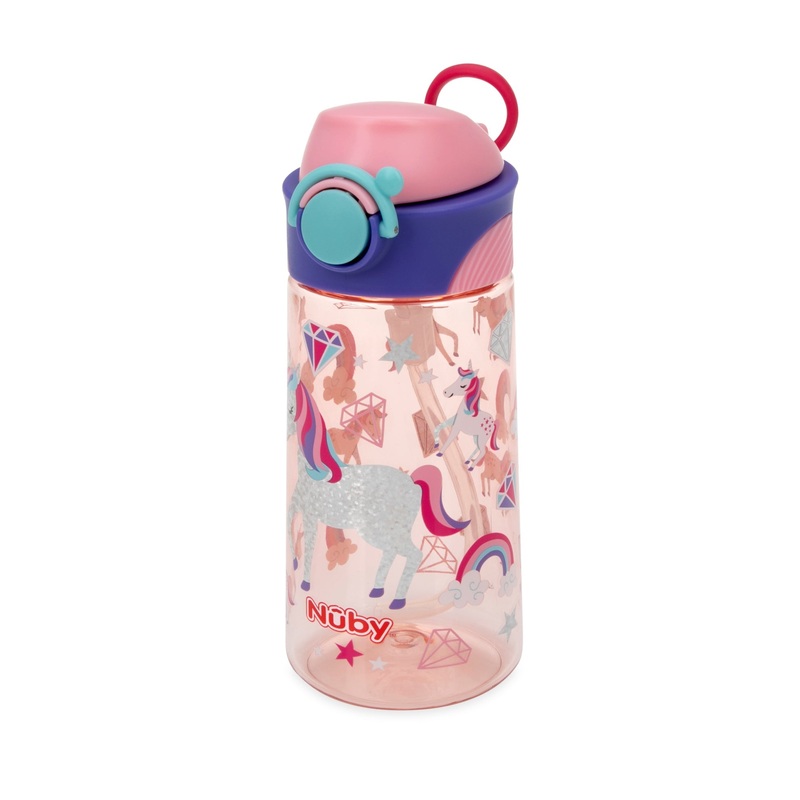 Thirsty Kids BOLT Soft Spout Water Bottle Pink Unicorn