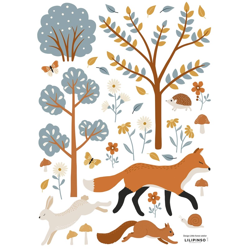 Woodland Animals & Fox Wall Decals