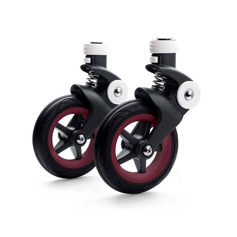 Bugaboo Bee 5 Wheel Caps in Dark Red