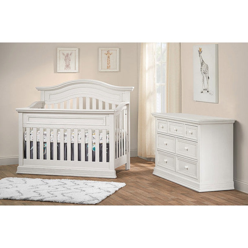 Oxford Glenbrook Collection 2 Piece Nursery Set in Oyster White