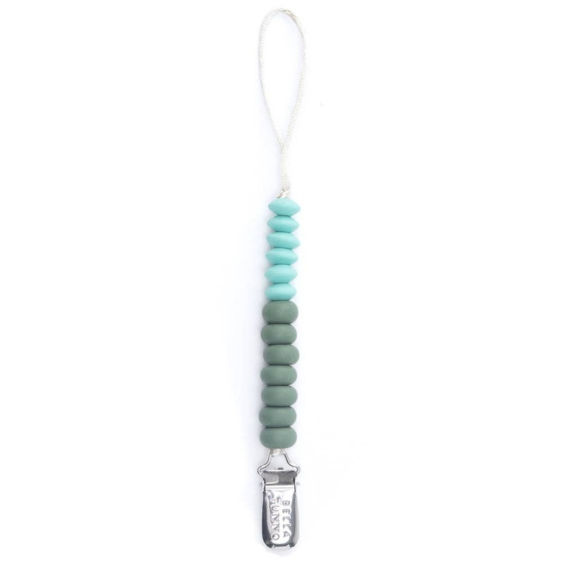 Moss duo Pacifier Clip Green