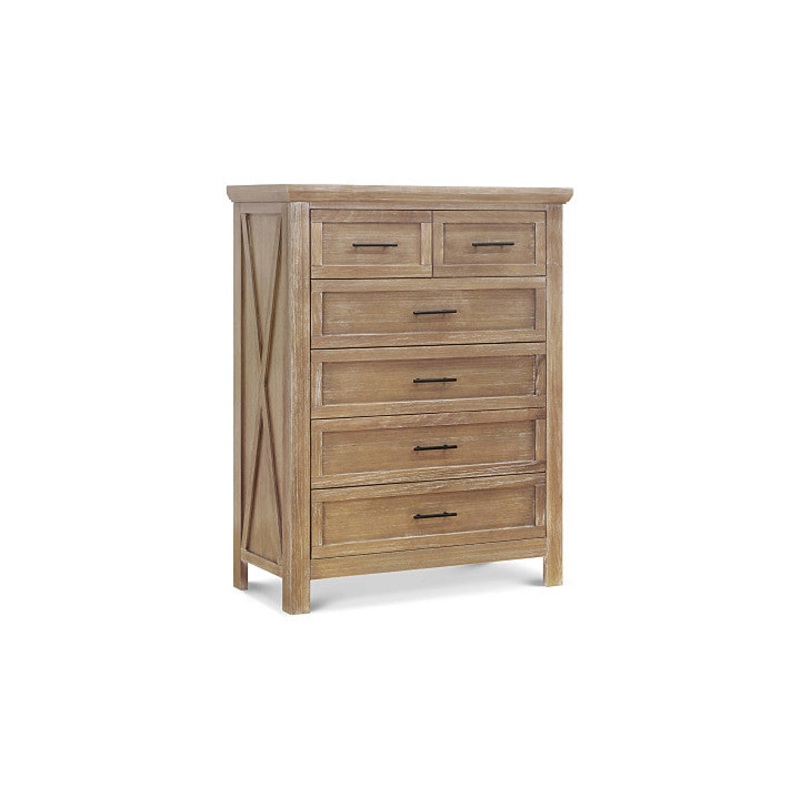 Monogram by Namesake Emory Farmhouse 6-Drawer Chest Driftwood