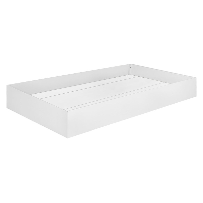 TipToe Twin Storage Trundle Bed White