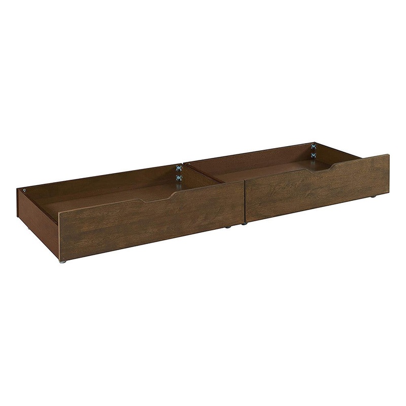 Westwood Olivia Youth Under Bed Storage (2) In Rosewood