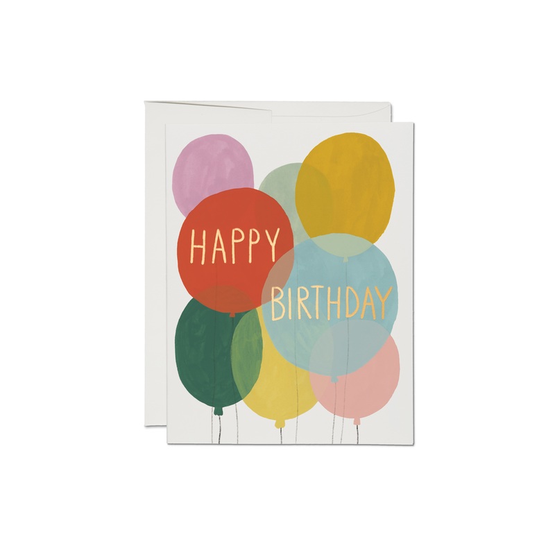 Birthday Balloons birthday greeting card