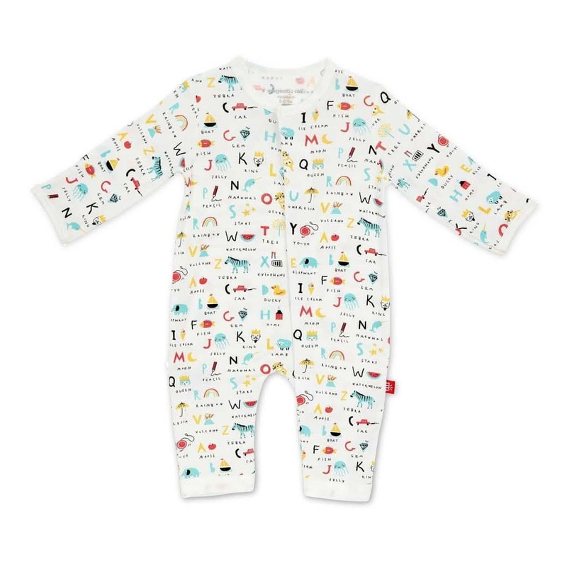 Magnetic Me ABC Love Modal Magnetic Coverall 9-12 Month