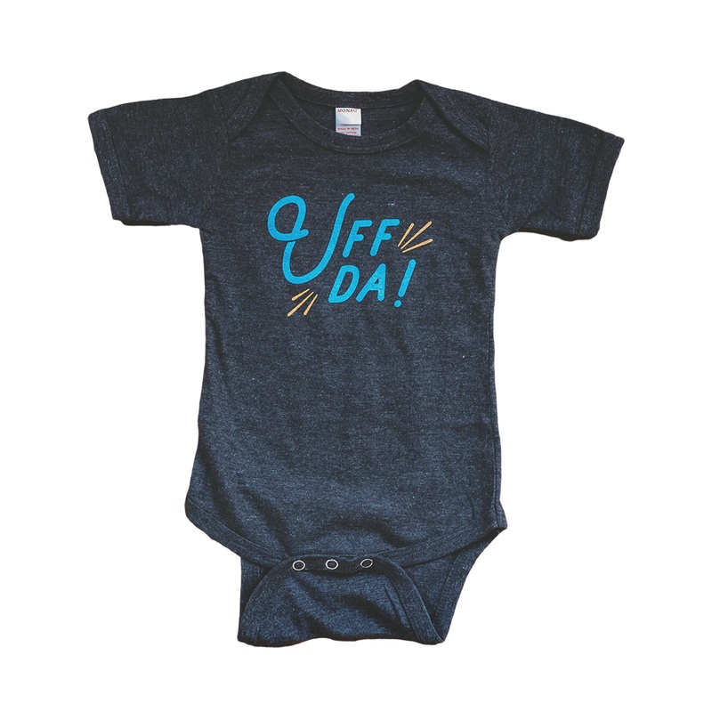 Uff Da!  Baby Body Suit 0-3M