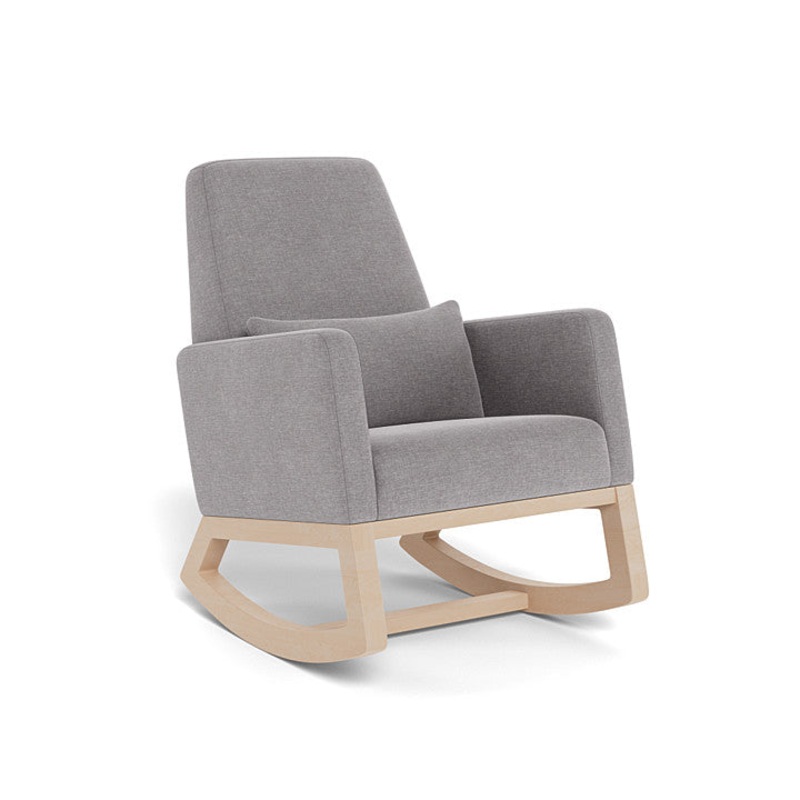 Monte Design Joya Rocker Pebble Grey Performance Weave Maple
