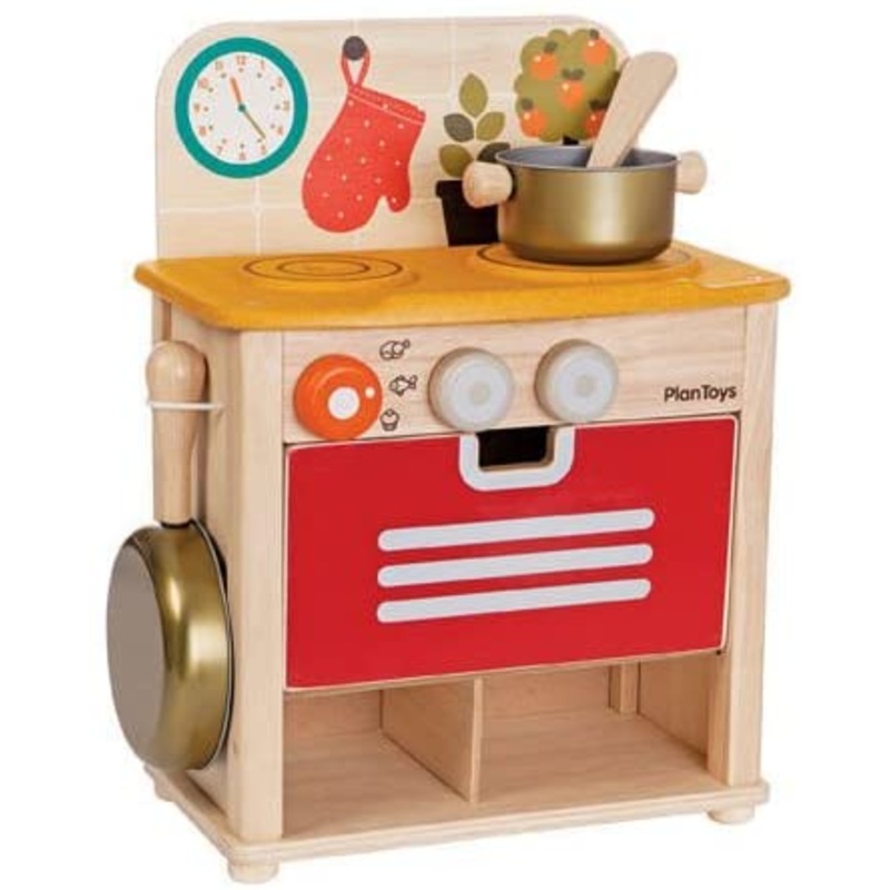 Wooden Pretend Play Kitchen Set