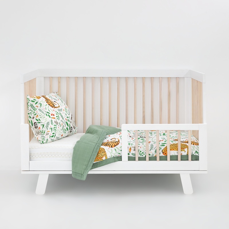 Cotton Muslin Toddler Bedding 3 Piece Set – Mighty Jungle Mighty Jungle