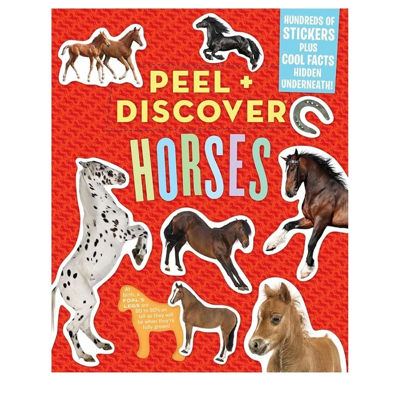 Peel + Discover: Horses Paperback