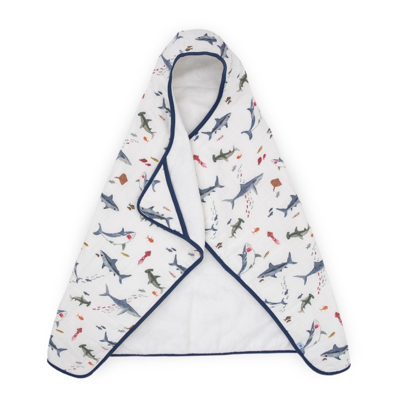 Toddler Hooded Towel – Shark Shark