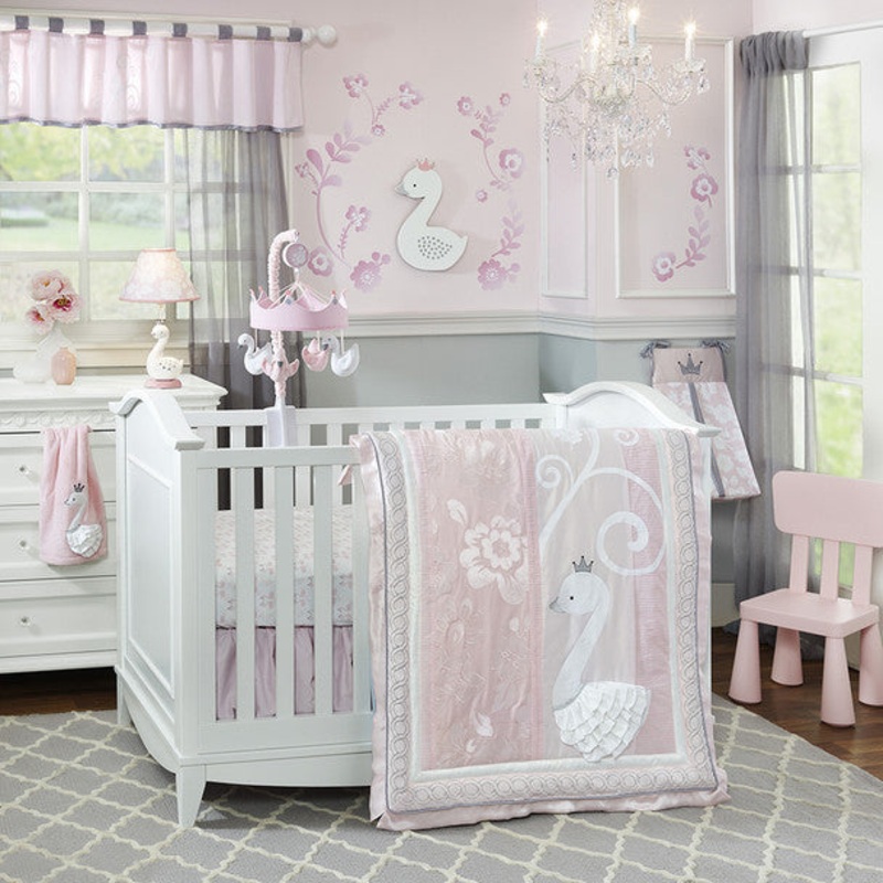 Lambs & Ivy Swan Lake Bedding Set