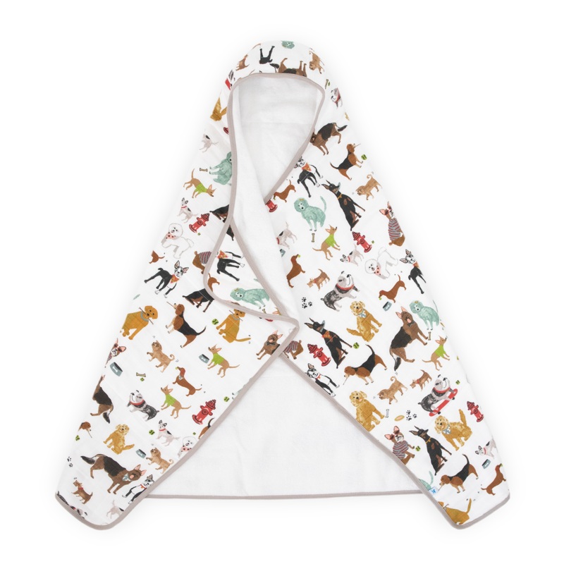 Toddler Hooded Towel – Woof Woof