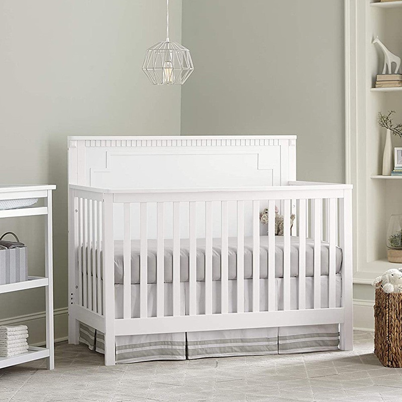 Westwood Emery Panel Convertible Crib In White