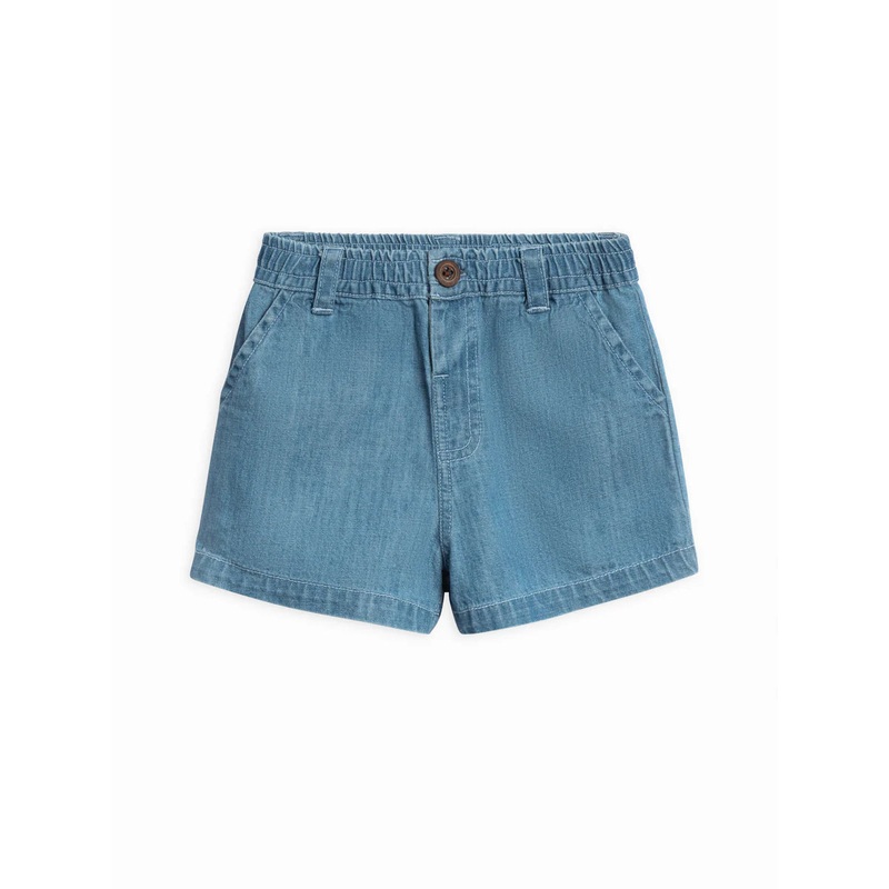 Colored Organics Luke Chambray Shorts 3-6M