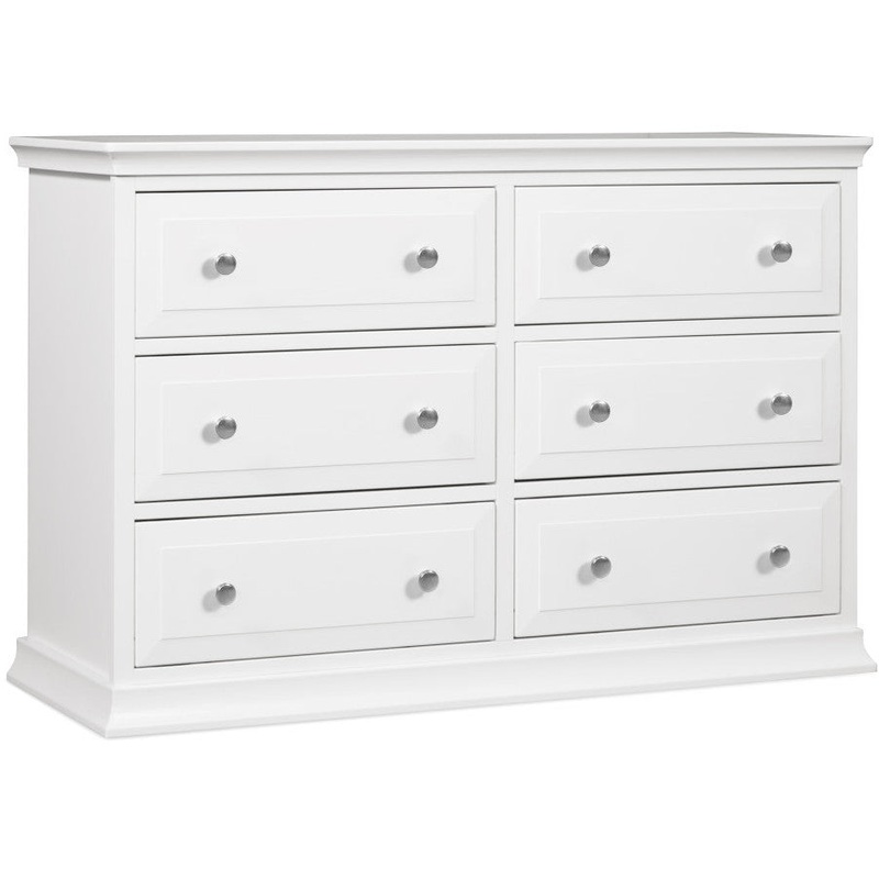 DaVinci Signature 6-Drawer Double Dresser White