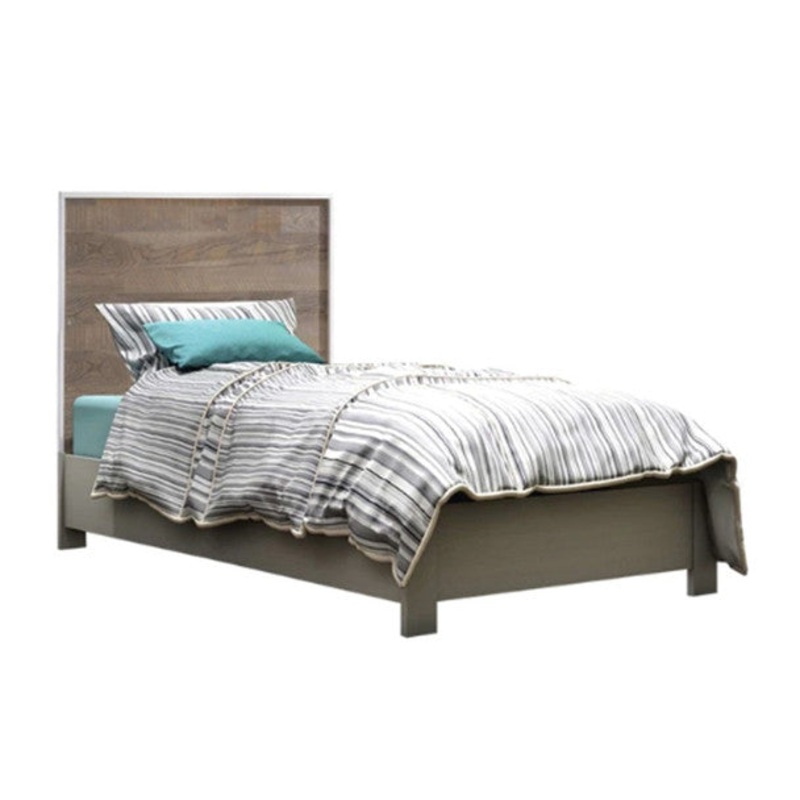 NEST Matisse Collection Classic Twin Bed 39″ In Grigio