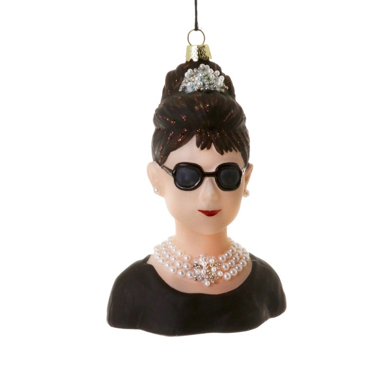 Audrey Hepburn Holiday Ornament