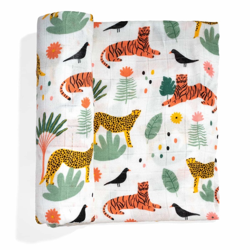 Bamboo Baby Swaddle – In The Jungle