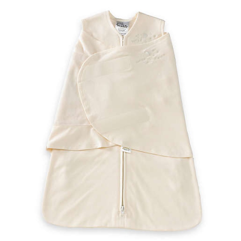 Halo Sleepsack Swaddle 100% Organic Cotton – Cream NB & Preemie 1.5 Tog Preemie 0-5lbs