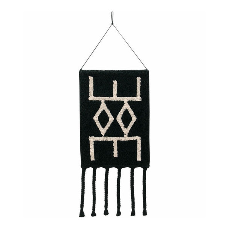 Lorena Canals Wall Hanging Bereber Black