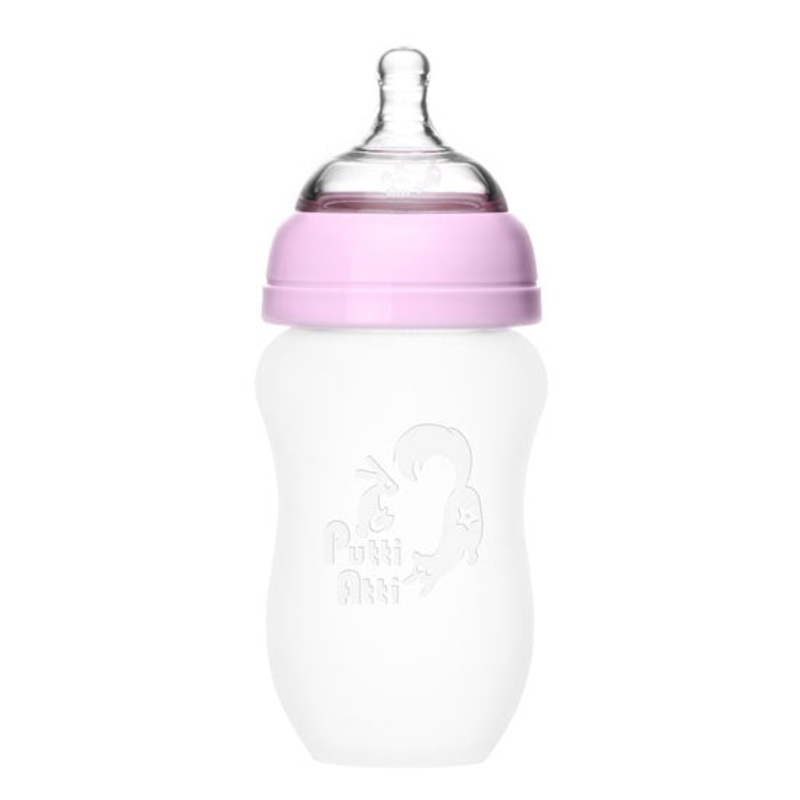 Putti Atti Silicone Baby Bottle – 8.8oz – Pink