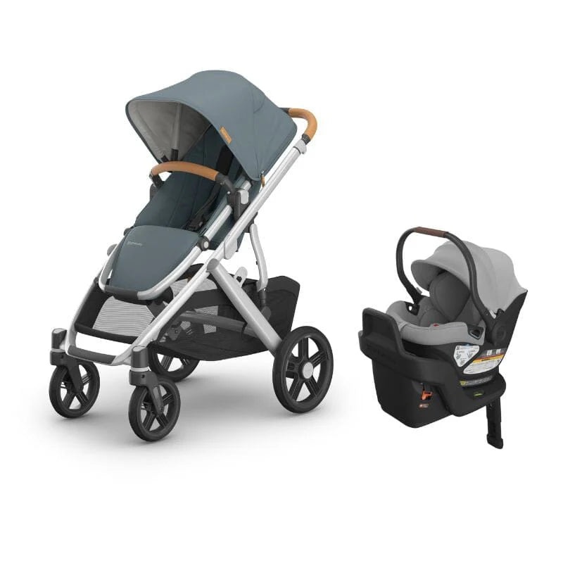 UPPAbaby Vista V3 From Birth Single Travel System (Stroller + Aria Infant Car Seat) Callum Anthony