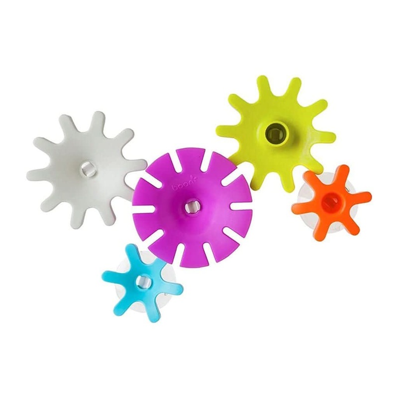 Boon 5-Pieces Cogs Water Gears Bath Toy Set Pink