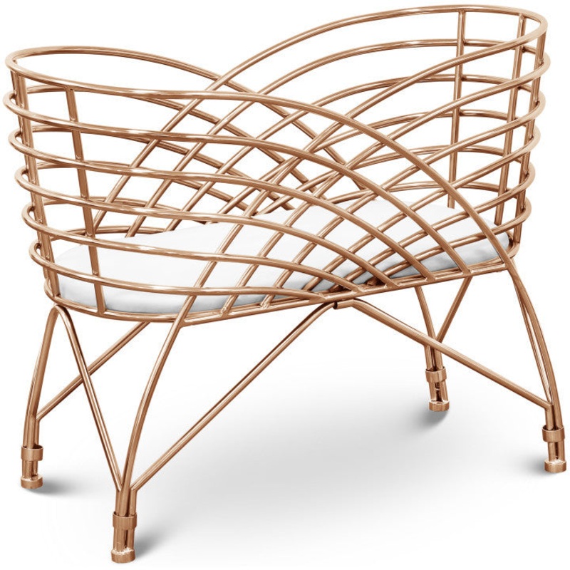 Nursery Works Aura Bassinet Rose Gold