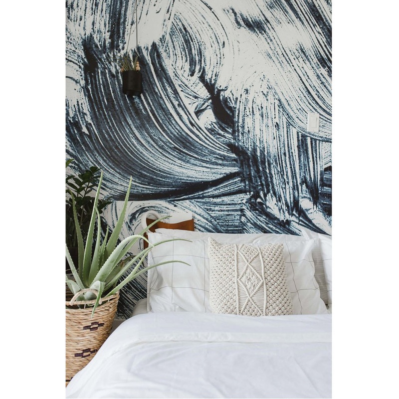Paint Strokes Mural Traditional Wallpaper