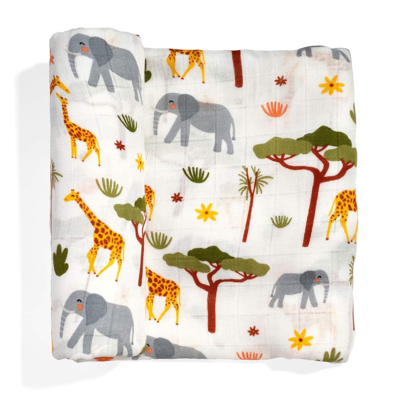 Bamboo Baby Swaddle – In The Savanna