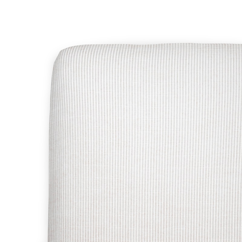 Organic Cotton Muslin Crib Sheet – Sand Stripe Sand Stripe