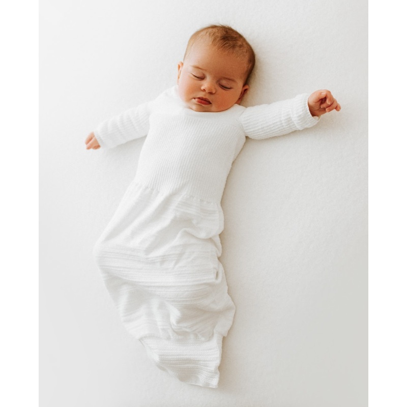Swaddelini Bamboo Blend Cloud Arms Out Long Sleeve Sleep Sack Arms Out Long Sleeve Small (12lbs – 18lbs)