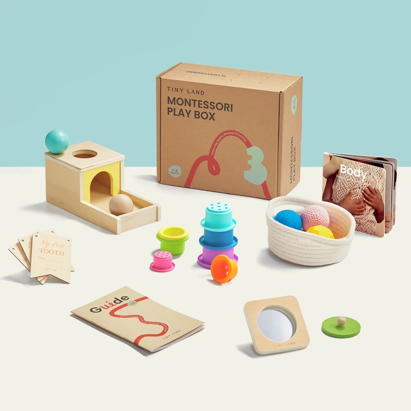 Tiny Land Montessori Toys for Newborns
