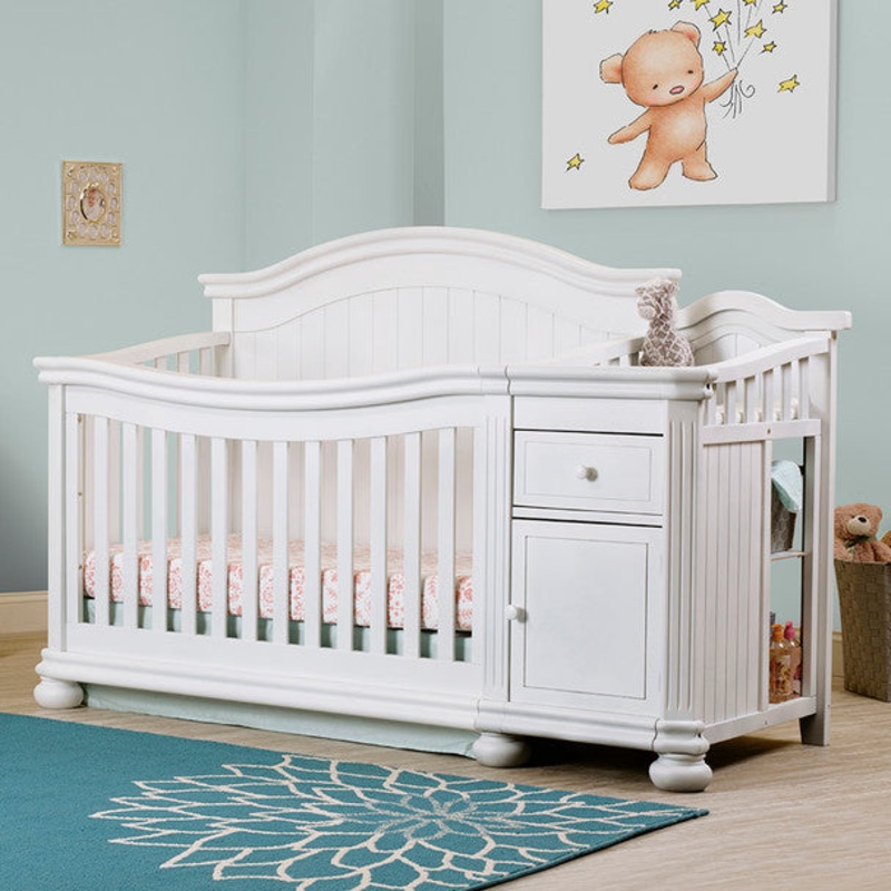 Sorelle Finley Crib & Changer in White