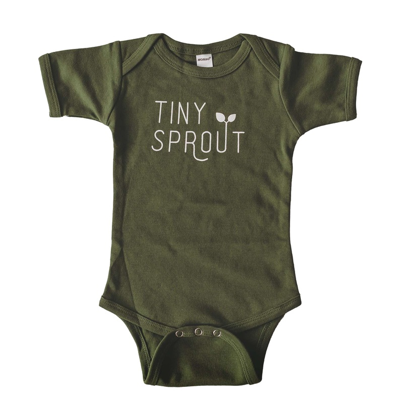 Sweetpea & Co. Tiny Sprout Bodysuit 0-3M