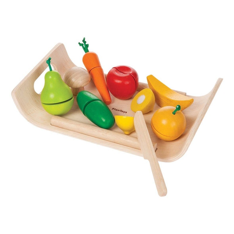 Assorted Fruit And Vegetable Wood Toy for Kids