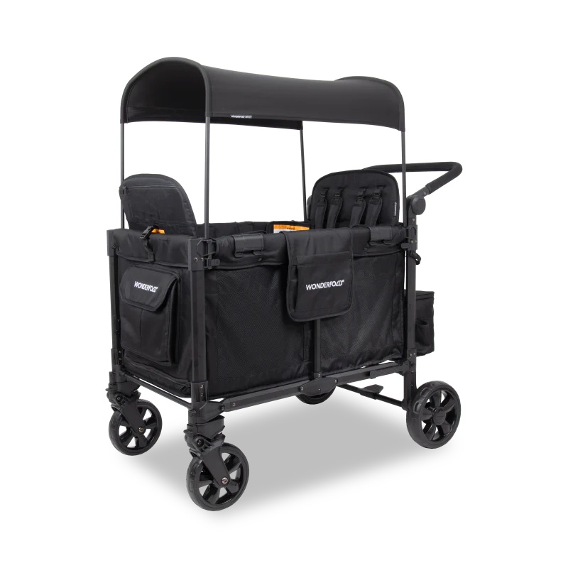 Wonderfold W4 Elite Pro Stroller Wagon Charcoal Gray